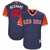 Customized Men's Red Sox Navy 2018 Players Weekend Stitched Jersey,baseball caps,new era cap wholesale,wholesale hats